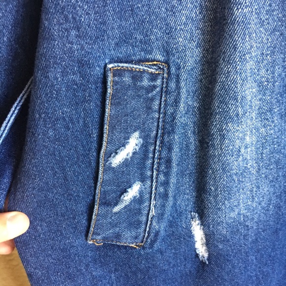 Long Denim Jacket - Picture 4 of 7